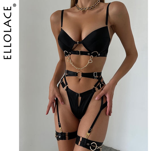 Ellolace Fine Lingerie Sexy Fancy Underwear 5-piece Delicate Luxury