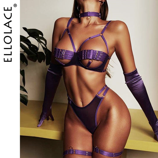 Ellolace Sexy Lingerie Naked Women Without Censorship 5 Piece